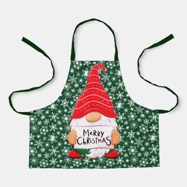 Christmas Gnome   Apron (Front)