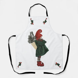 Christmas Gnome Apron   All-Over Print Holiday 