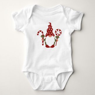 Christmas Gnome Baby Bodysuit