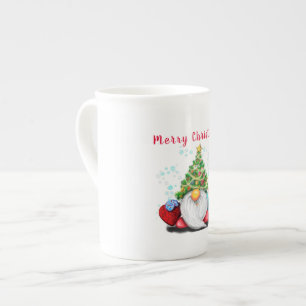 Christmas Gnome Bone China Mug