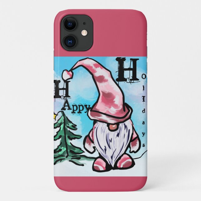 CHRISTMAS GNOME Case-Mate iPhone CASE (Back)