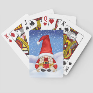 Christmas Gnome Classic Playing Cards