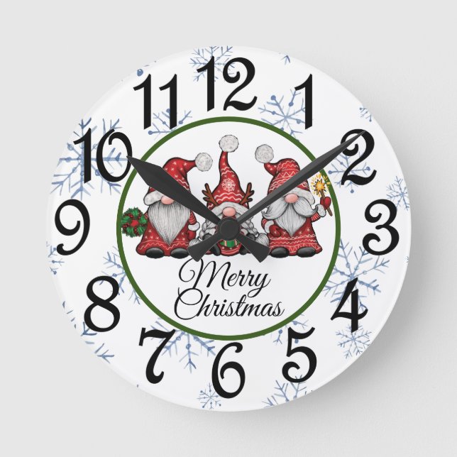 Christmas Gnome Clock (Front)