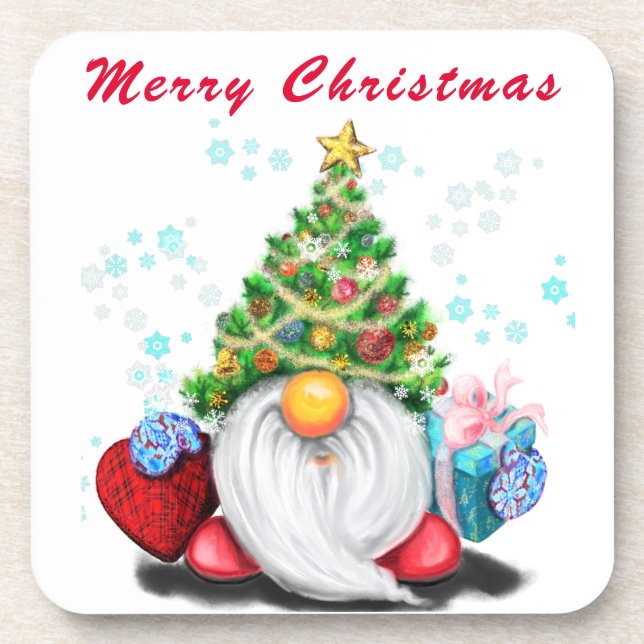 Christmas Gnome Coaster (Front)