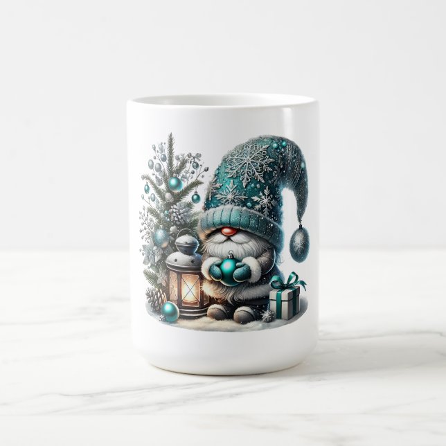 Christmas gnome cosy Christmas cosy gnome Coffee Mug (Center)