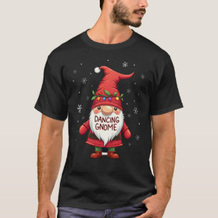 Christmas Gnome Dancing Gnome Family Christmas (1) T-Shirt