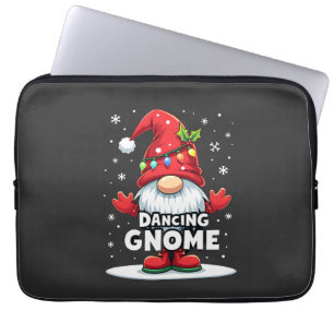 Christmas Gnome Dancing Gnome Family Christmas (7) Laptop Sleeve