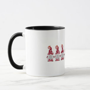Christmas gnome design mug