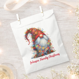 Christmas Gnome Favour Bag