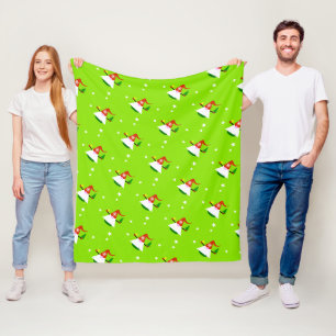 Christmas Gnome Fleece Blanket