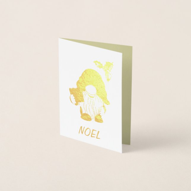 Christmas Gnome Foil Card (Front)