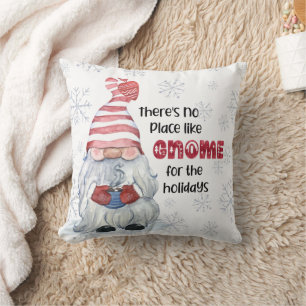 Christmas GNOME FOR THE HOLIDAYS Cushion