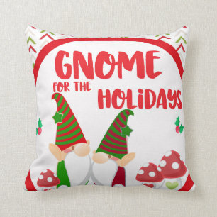 Christmas Gnome for the Holidays Scandinavian Gnom Cushion
