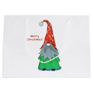 Christmas Gnome Gift Bag