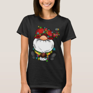 Christmas Gnome Gift Men Women Kids Xmas Cute Gard T-Shirt