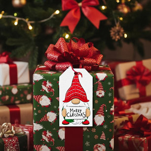 Christmas Gnome Gift Tags