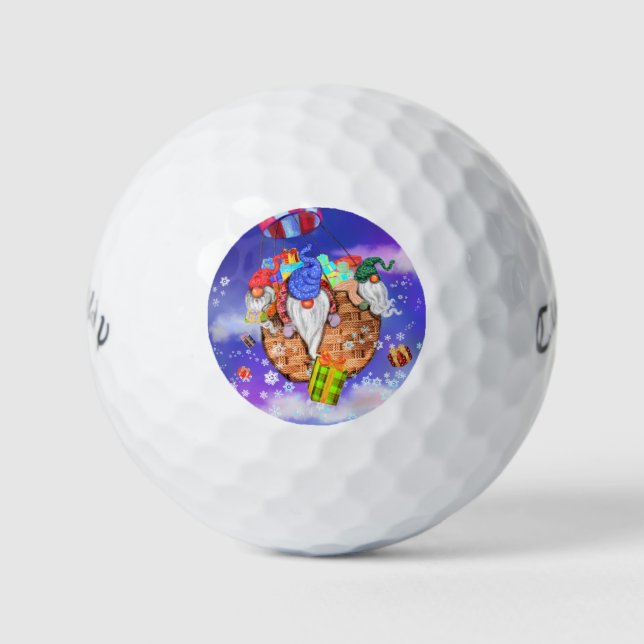 Christmas Gnome Golf Balls (Front)