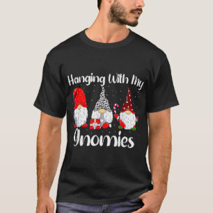 Christmas Gnome Hanging With My Gnomies Family T-Shirt