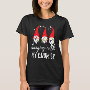 Christmas Gnome Hanging With My Gnomies Men Women T-Shirt