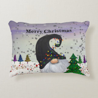 Christmas gnome Holiday area rug Decorative Cushion