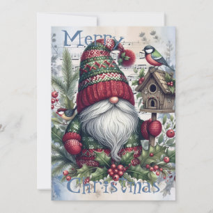 Christmas Gnome Holiday Card