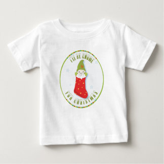 Christmas Gnome in Stocking long-sleeve Baby T-Shirt