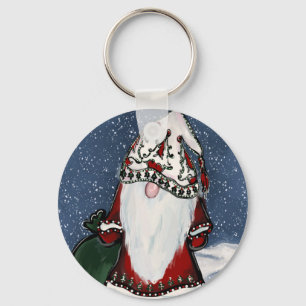 CHRISTMAS GNOME   KEY RING