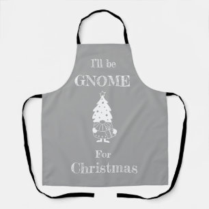 Christmas Gnome modern scandi decor  Apron