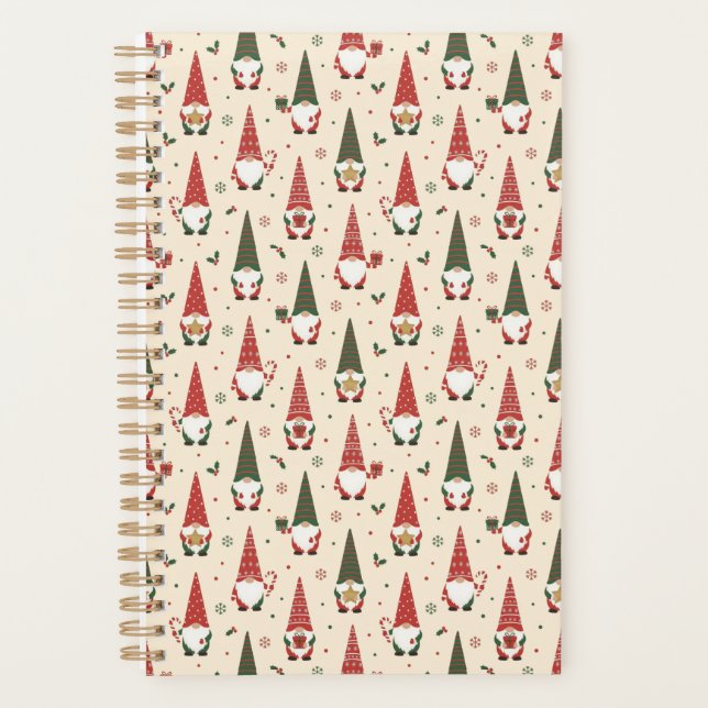 Christmas Gnome Party Pattern Planner (Front)