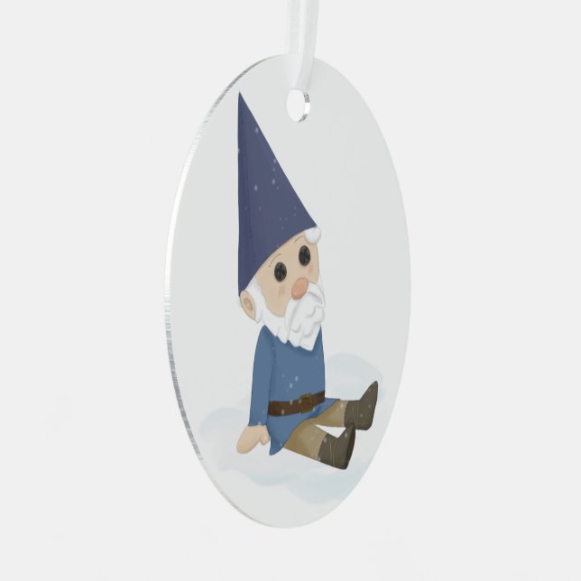 Christmas Gnome Plushie Ornament (Front Right)