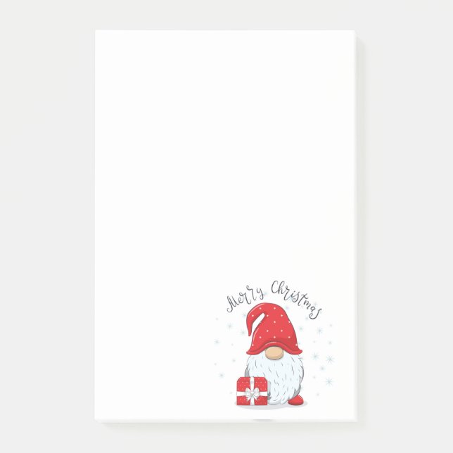 Christmas Gnome Post-it Notes (Front)