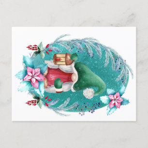 Christmas Gnome Postcard – Adorable Holiday