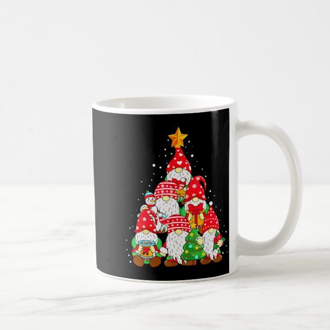 Christmas Gnome Shirt For Family Pajamas Gnome Xma Coffee Mug (Right)