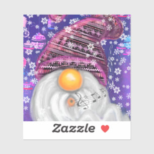 Christmas Gnome Sticker