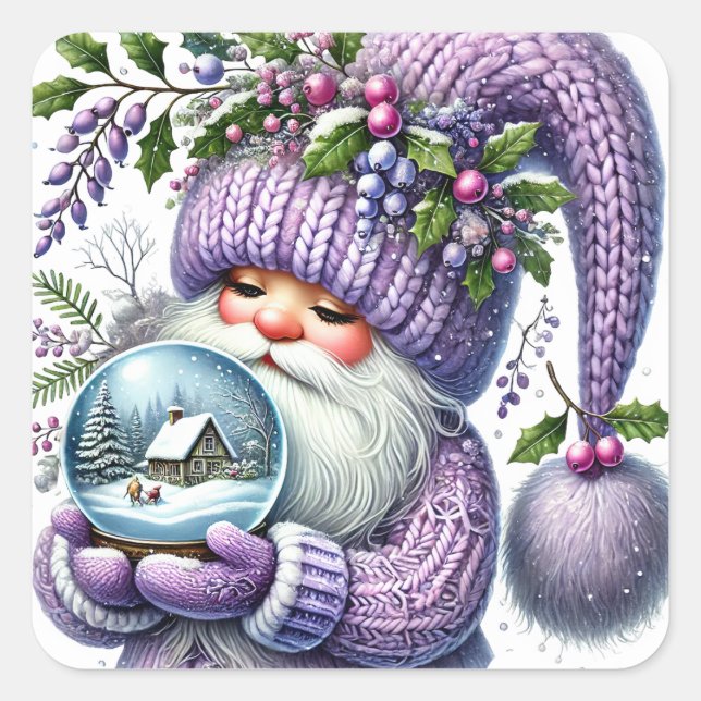 Christmas  Gnome Stickers (Front)