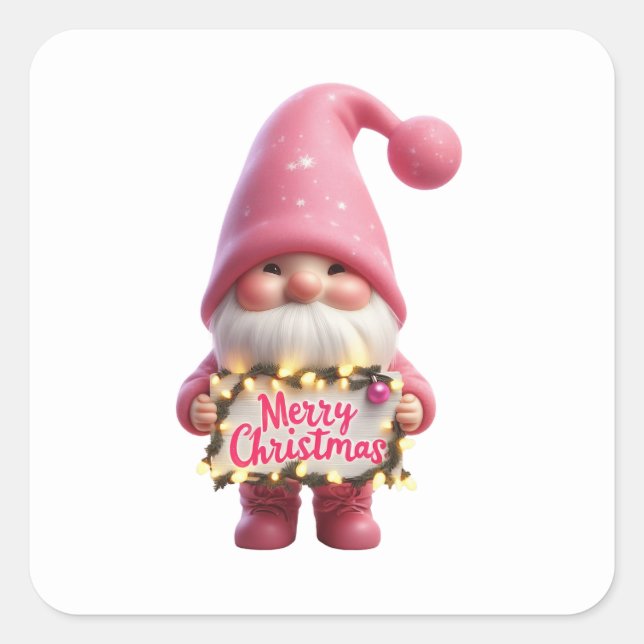 Christmas  Gnome Stickers (Front)