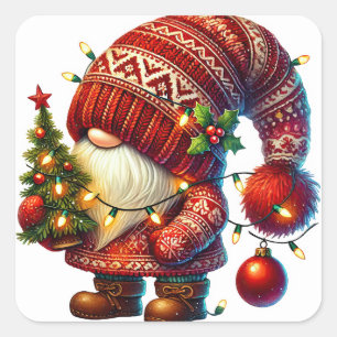 Christmas  Gnome Stickers
