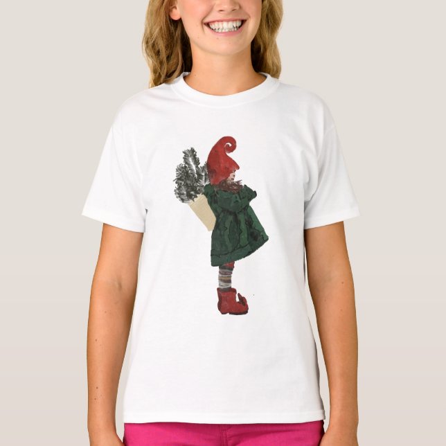 Christmas Gnome T-Shirt – Festive Holiday Design (Front)