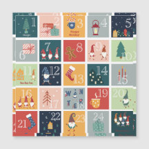 CHRISTMAS GNOMES Advent Calendar