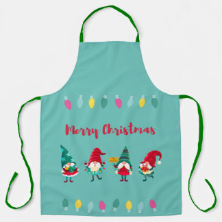 Christmas Gnomes Apron