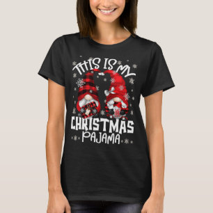 Christmas Gnomes Buffalo Plaid This Is My Christma T-Shirt