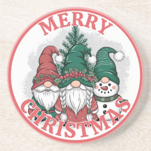 Christmas Gnomes Coaster