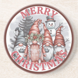 Christmas Gnomes Coaster