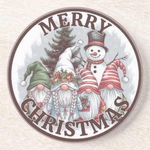 Christmas Gnomes Coaster