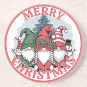 Christmas Gnomes Coaster
