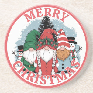 Christmas Gnomes Coaster