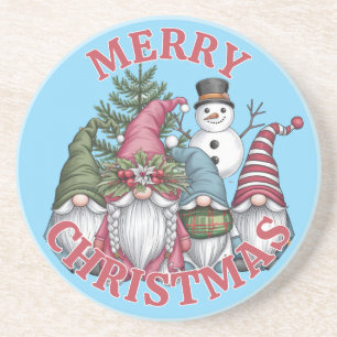 Christmas Gnomes Coaster