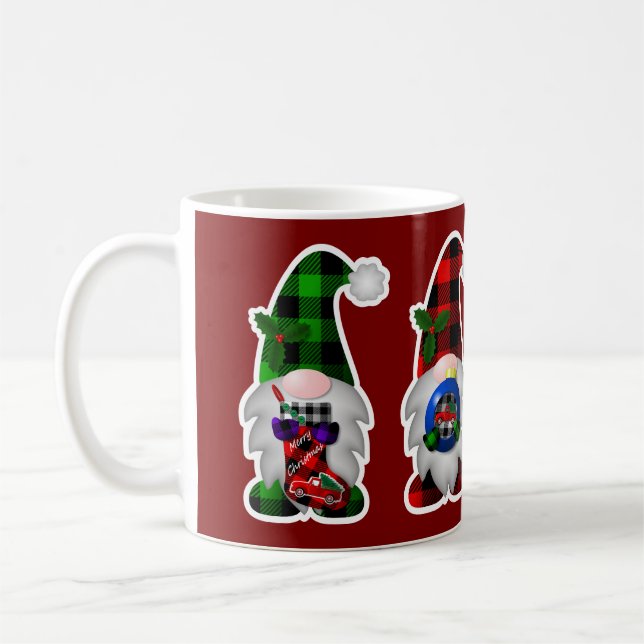 Christmas Gnomes Coffee Mug (Left)