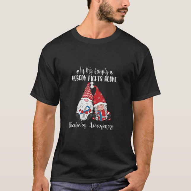 Christmas Gnomes Diabetes Awareness Tank Top (Front)