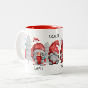 Christmas Gnomes Family Friends Mug